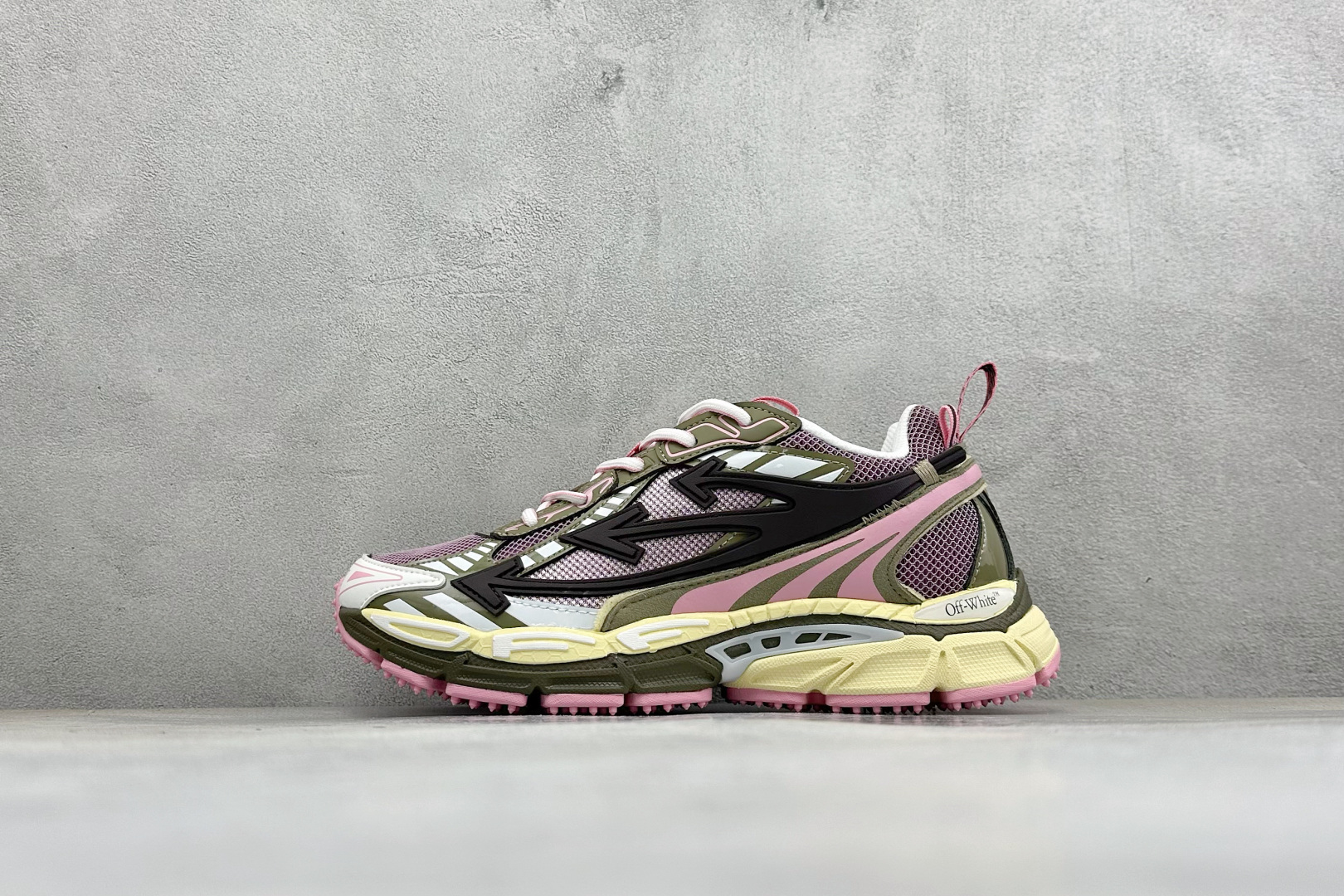 S版 Off-White 防滑耐磨透气性轻便跑鞋 #百分百原盒正确版 #原楦原纸板数据开发#4层分离大底#鞋面采用3d立