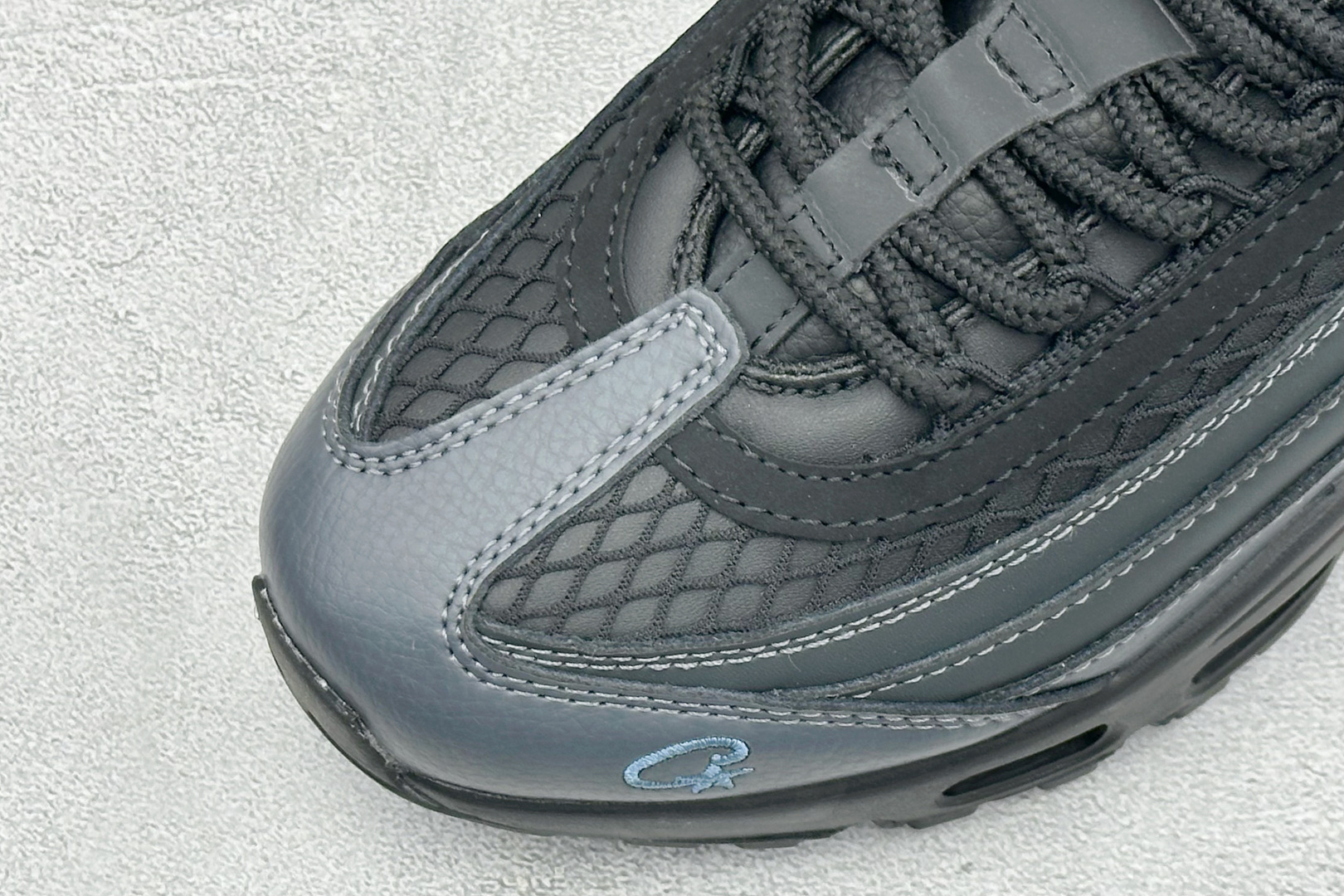 Corteiz x Nike Air Max 95 SP "Aegean Storm"系列低帮气垫百搭休闲运动慢跑鞋 平