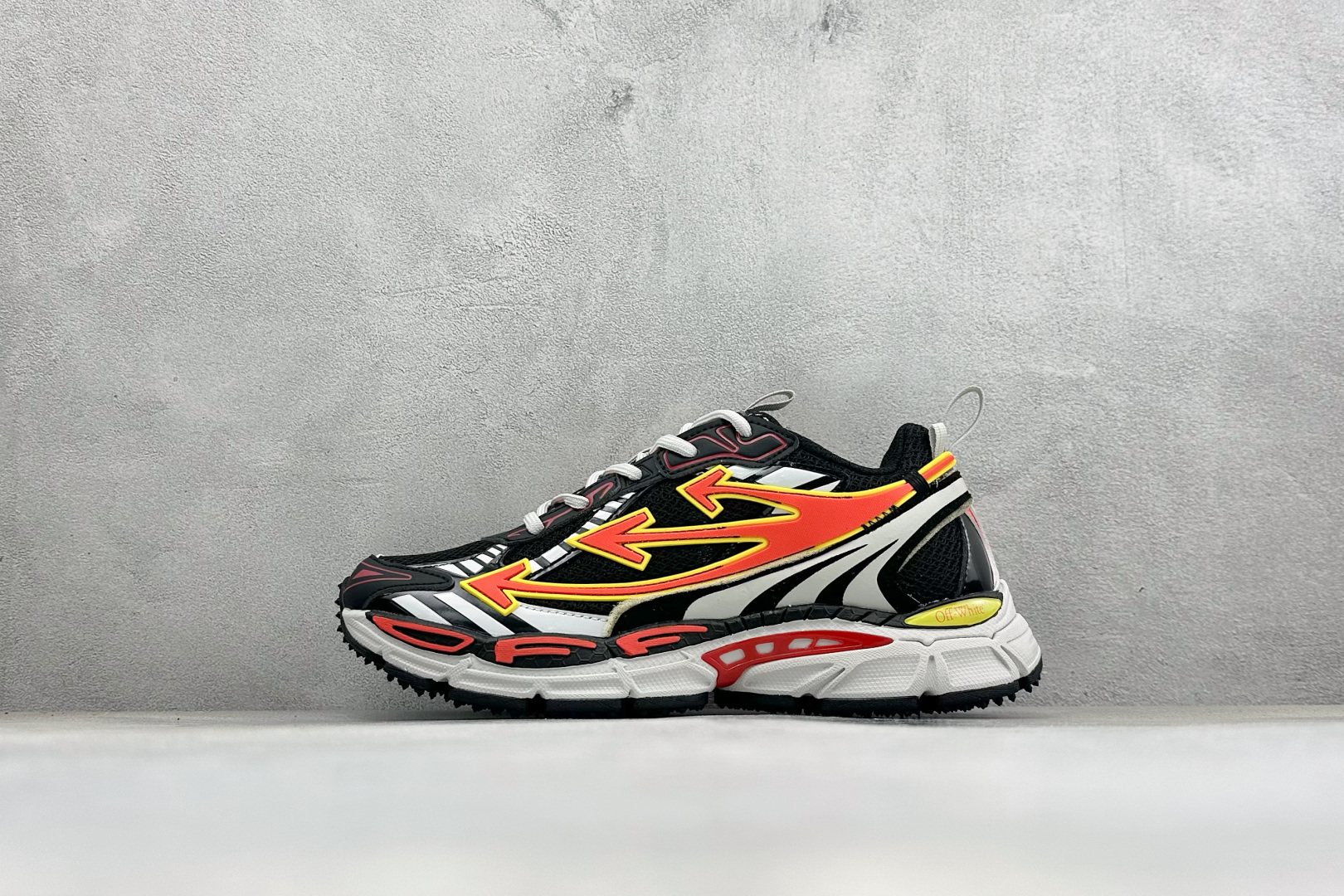S版 Off-White 防滑耐磨透气性轻便跑鞋 #百分百原盒正确版 #原楦原纸板数据开发#4层分离大底#鞋面采用3d立