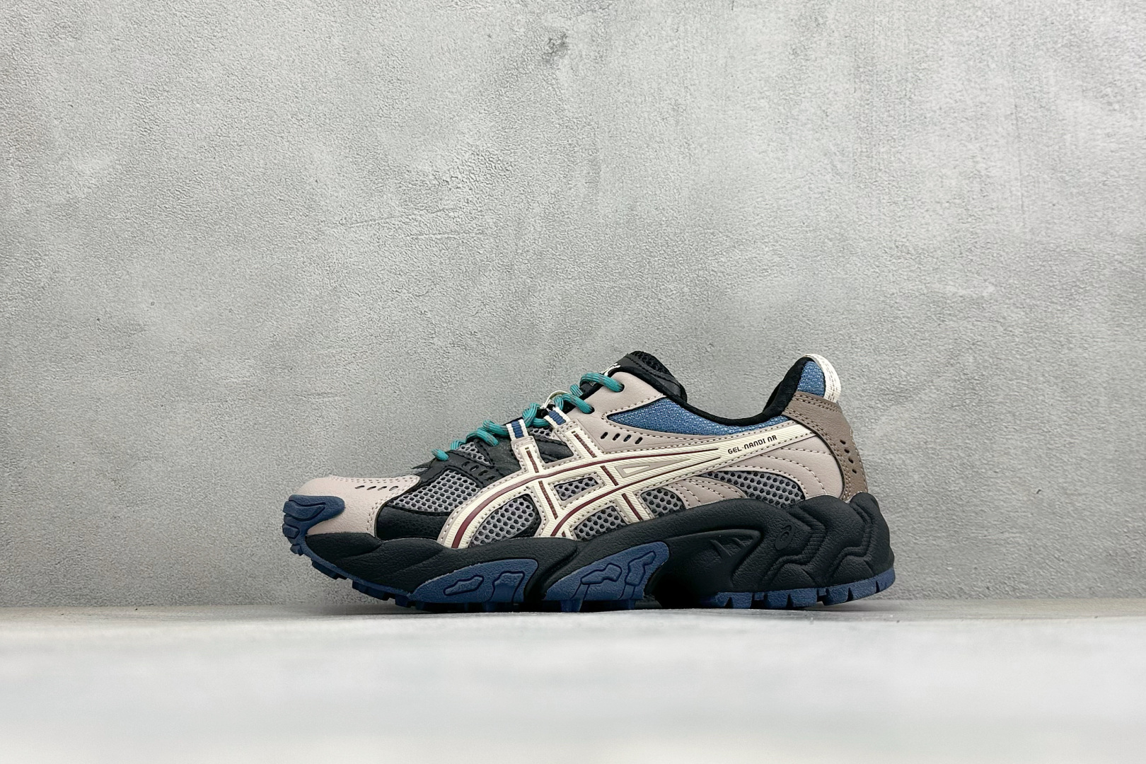 YD版Asics Gel-NANDI NR 亚瑟士运动休闲透气专业跑鞋 采用工程弹性双层再生针织密度鞋面材质 后跟3D可