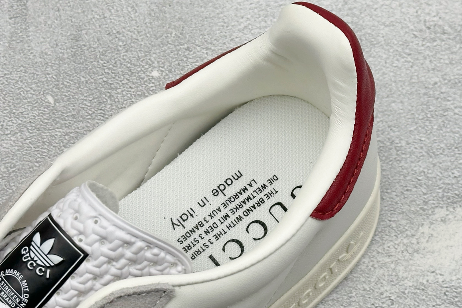 Gucci x Adidas Originals Gazelle INdoor 古驰联名 阿迪达斯 三叶草休闲防滑耐磨低