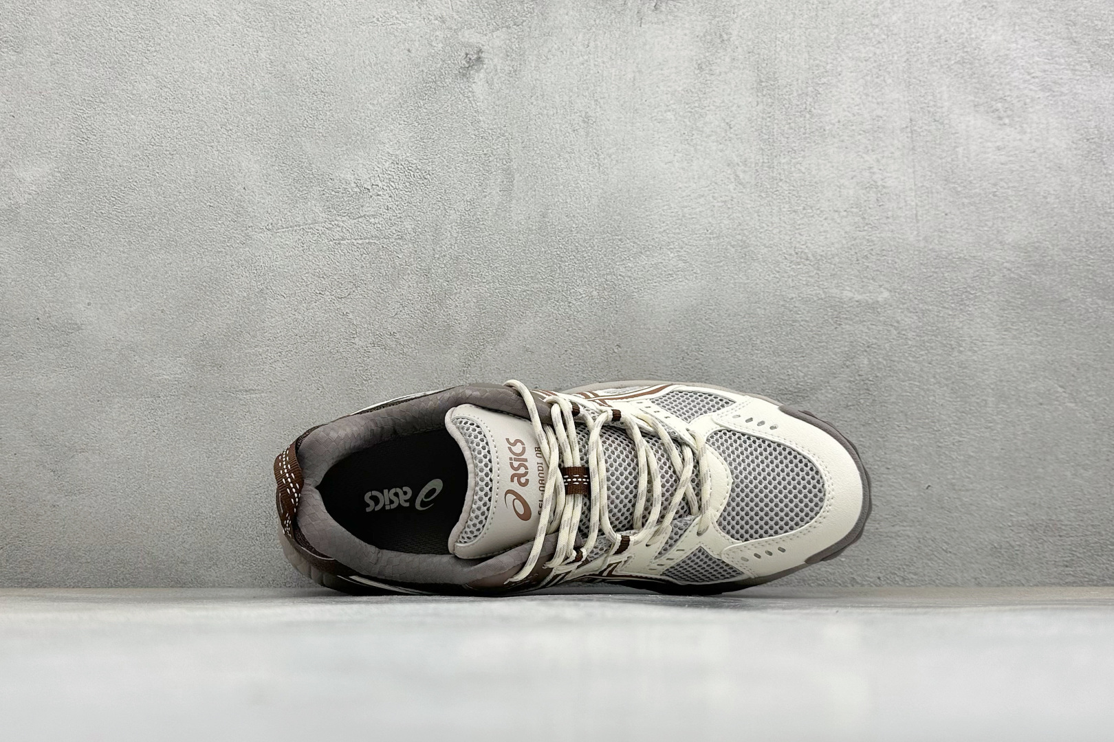 YD版Asics Gel-NANDI NR 亚瑟士运动休闲透气专业跑鞋 采用工程弹性双层再生针织密度鞋面材质 后跟3D可