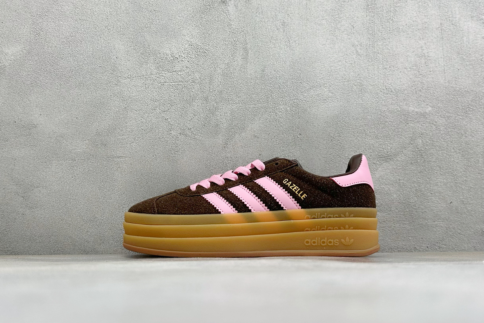 福利特价 Adidas Originals Gazelle Bold 三叶草厚底休闲防滑耐磨低帮板鞋 #原厂原数据版型 福利特价 Adidas Originals Gazelle Bold 三叶草厚底休闲防滑耐磨低帮板鞋 #原厂原数据版型