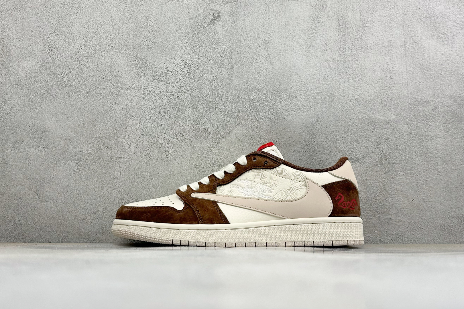 福利特价 Air Jordan 1 Low AJ1 乔1 联名 高端定制 倒钩低帮复古篮球鞋 #定制皮料 原厂3D打印 
