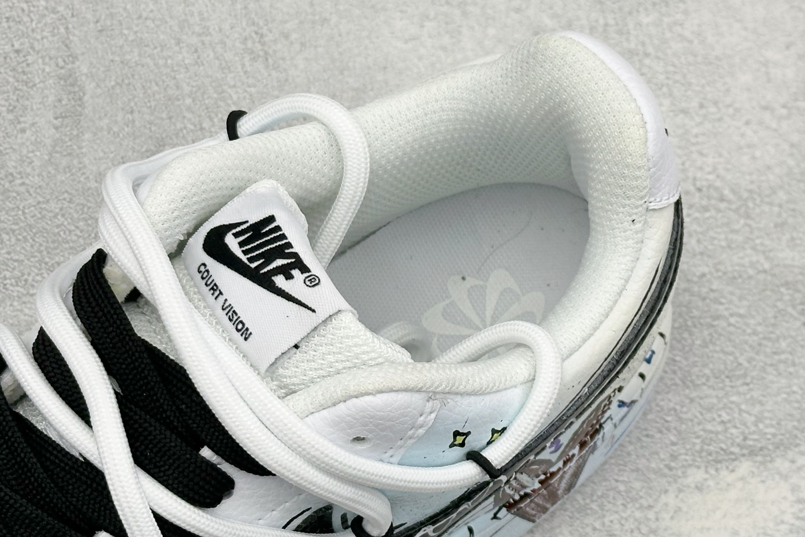 NIKE COURT VISION LO ‘DIY’定制 低帮百搭 透气休闲运动板鞋 兼顾舒适脚感和出众风范 演绎匠心之