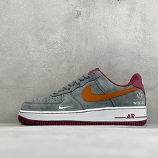 NOCTA × Nike Air Force 1 Low 德雷克联名空军一号 大面积做旧灰调翻毛皮,质感厚实柔和,耐脏复 NOCTA × Nike Air Force 1 Low 德雷克联名空军一号 大面积做旧灰调翻毛皮,质感厚实柔和,耐脏复