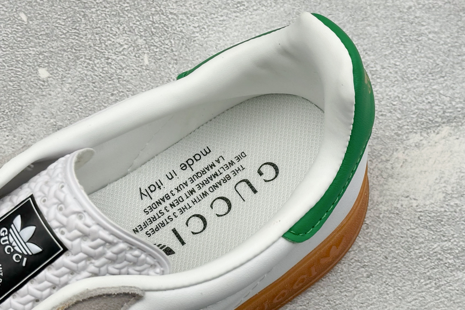 Gucci x Adidas Originals Gazelle INdoor 古驰联名 阿迪达斯 三叶草休闲防滑耐磨低