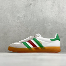 Gucci x Adidas Originals Gazelle INdoor 古驰联名 阿迪达斯 三叶草休闲防滑耐磨低 Gucci x Adidas Originals Gazelle INdoor 古驰联名 阿迪达斯 三叶草休闲防滑耐磨低