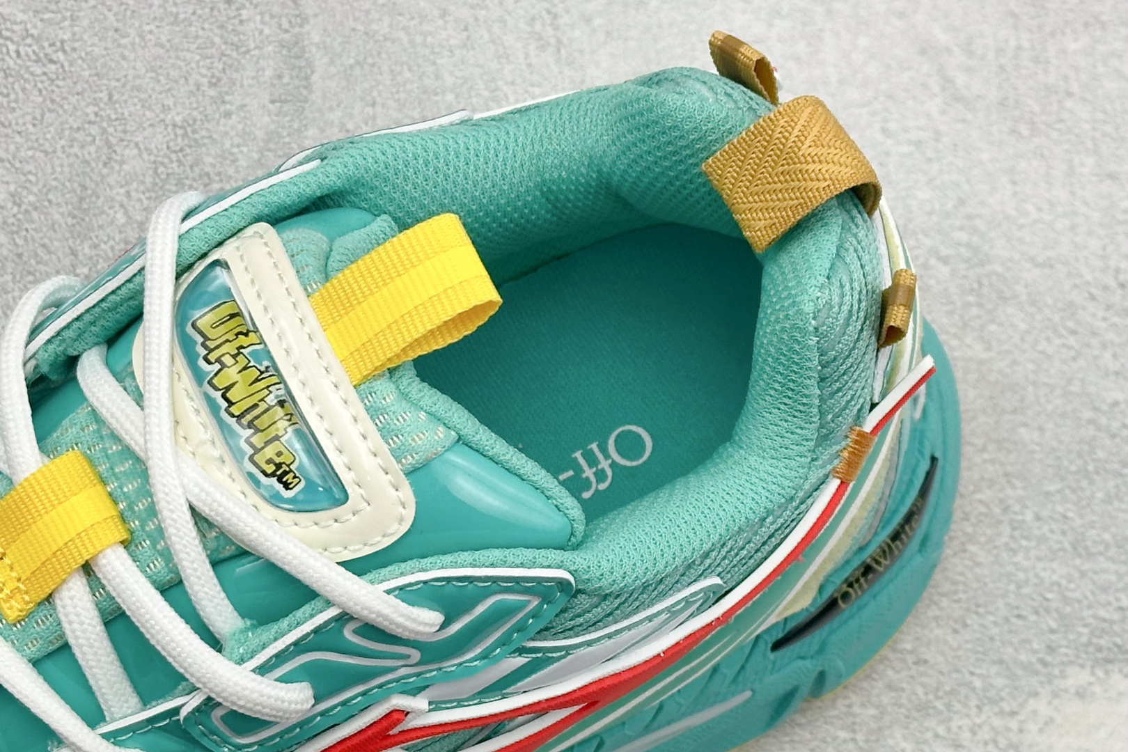 S版 Off-White 防滑耐磨透气性轻便跑鞋 #百分百原盒正确版 #原楦原纸板数据开发#4层分离大底#鞋面采用3d立