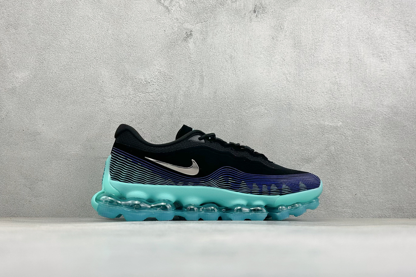 X版NK AIR LIQUID MAX 2026S 藤原浩联名 毒箭蛙新款气垫跑步鞋 货号：IQ7635-001 尺码：
