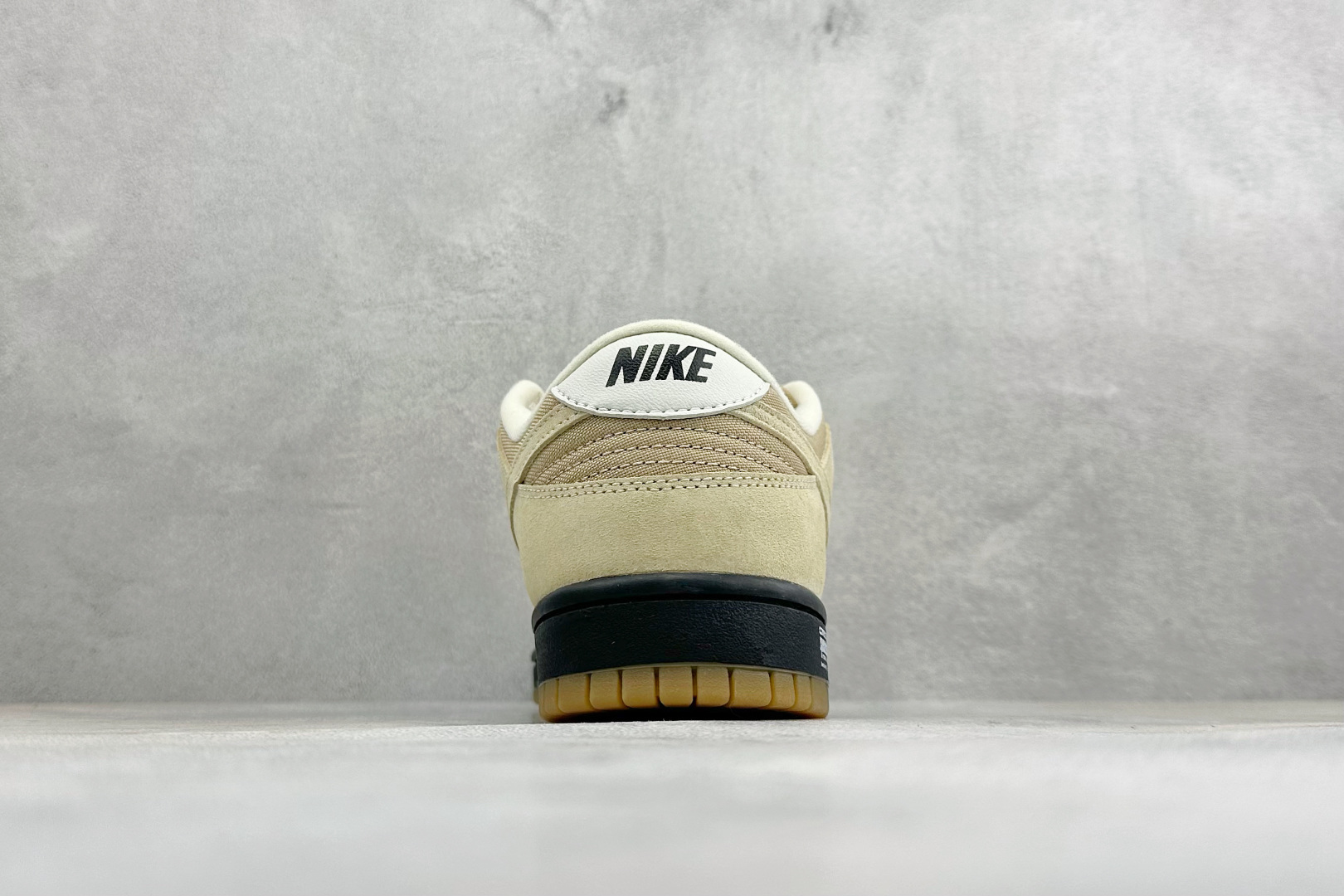 K版Nike SB Dunk Low 卡其黑灰勾 低帮休闲板鞋 #定制鞋盒 超高清洁度 皮料切割干净无任何毛边 细节完美