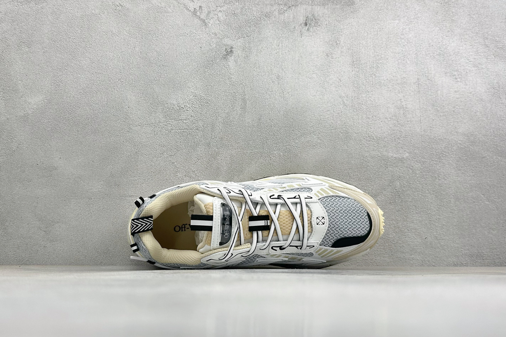 S版 Off-White 防滑耐磨透气性轻便跑鞋 #百分百原盒正确版 #原楦原纸板数据开发#4层分离大底#鞋面采用3d立