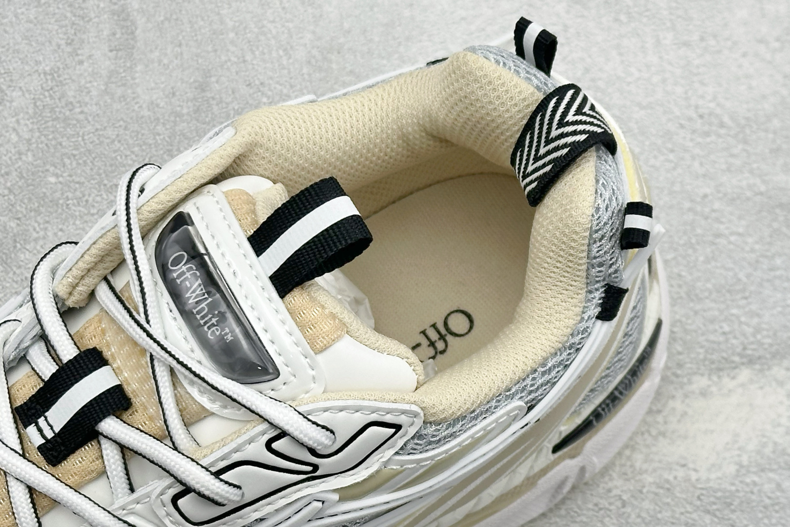 S版 Off-White 防滑耐磨透气性轻便跑鞋 #百分百原盒正确版 #原楦原纸板数据开发#4层分离大底#鞋面采用3d立