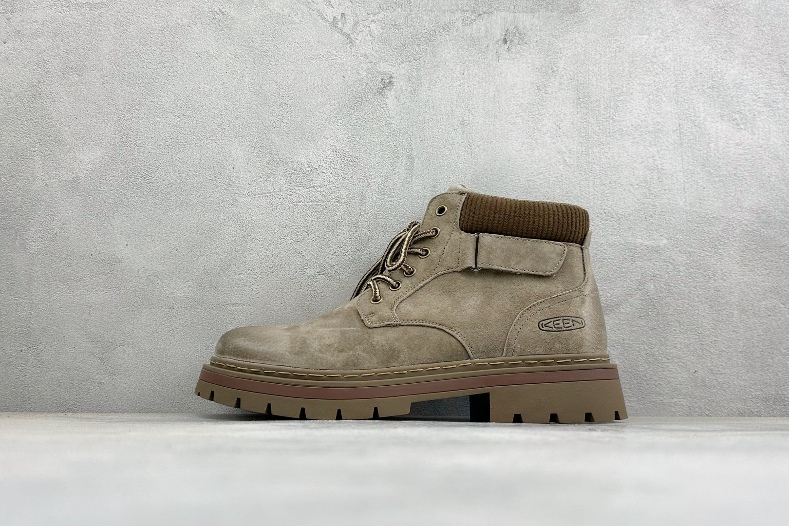 美国人气户外品牌-科恩Keen Jasper Rocks SP贾斯珀都市户外休闲马丁靴系列 秋冬季新款 原楦型开发纸版#