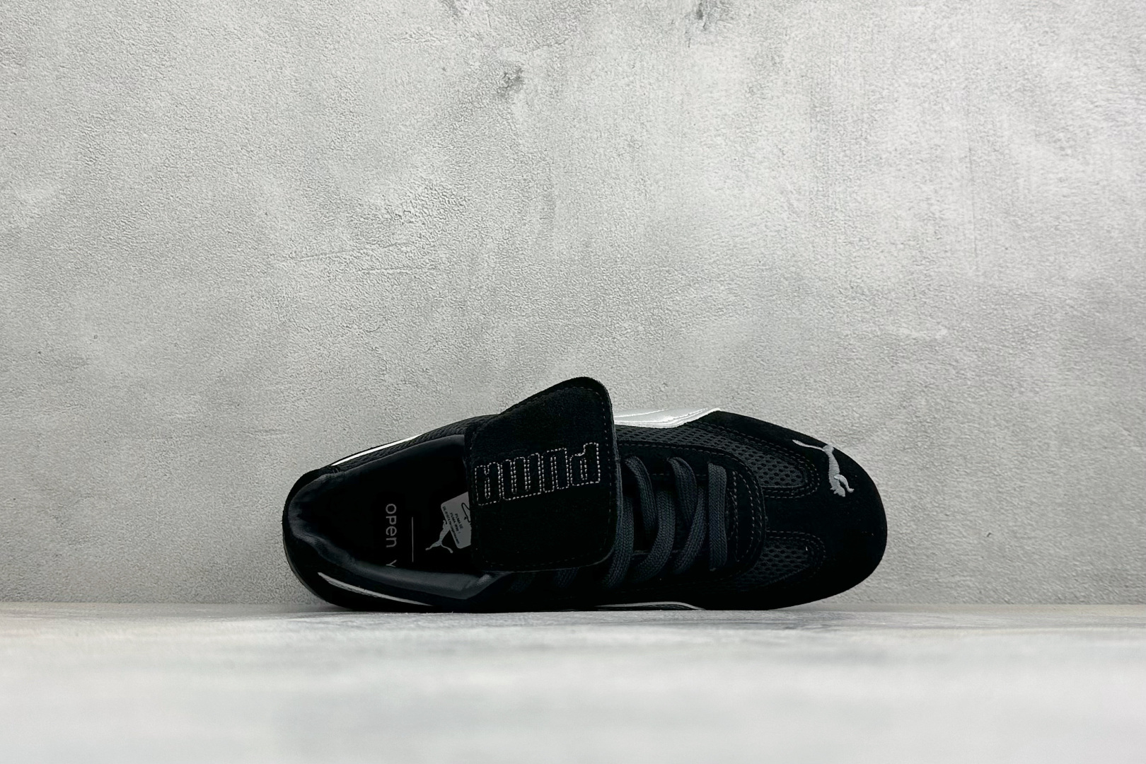 M版The Open Product x Puma Speedcat 联名复古彪马薄底轻盈休闲运动鞋 以质感皮革鞋面混搭
