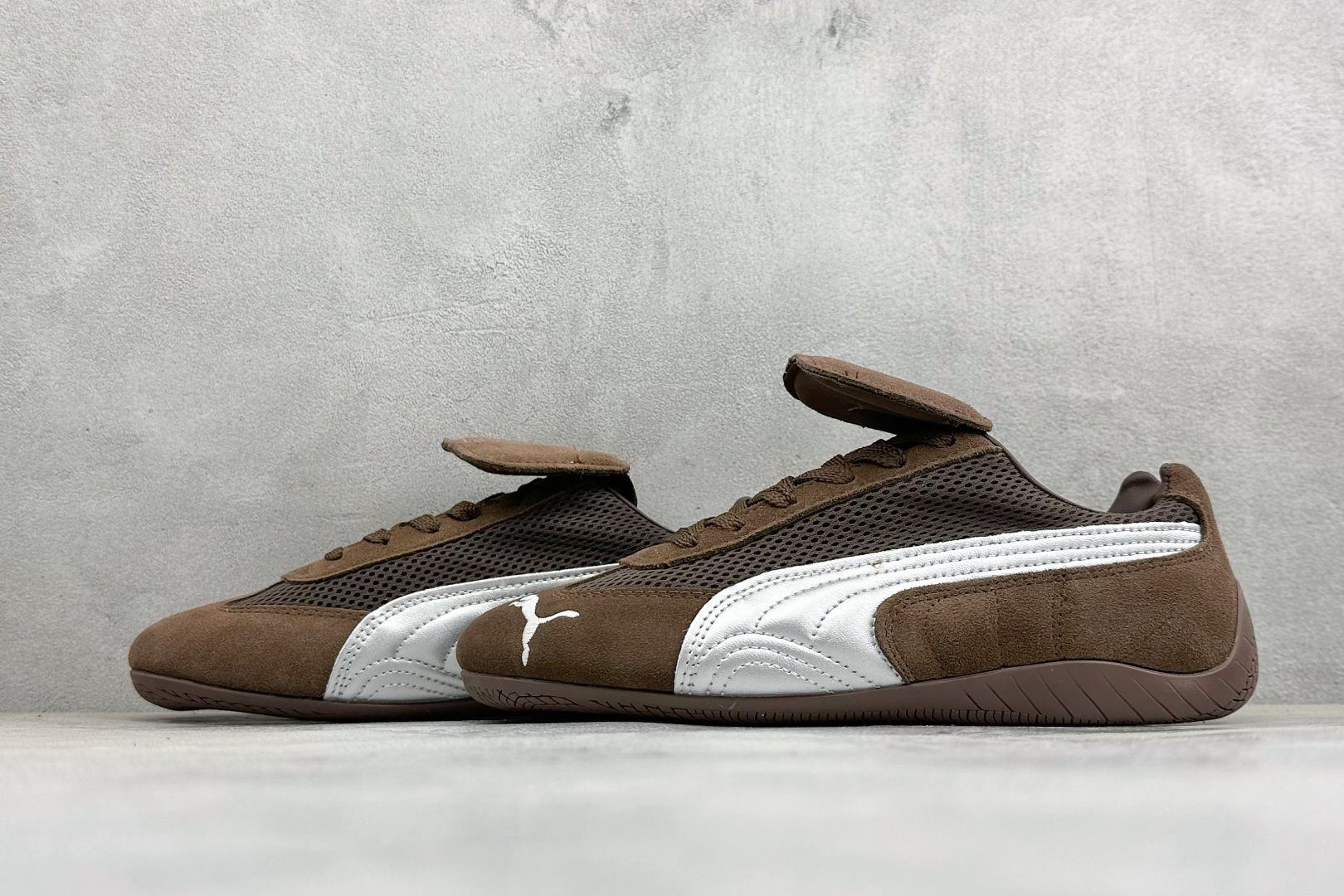 M版The Open Product x Puma Speedcat 联名复古彪马薄底轻盈休闲运动鞋 以质感皮革鞋面混搭