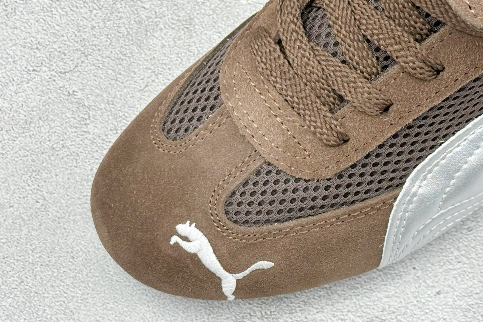 M版The Open Product x Puma Speedcat 联名复古彪马薄底轻盈休闲运动鞋 以质感皮革鞋面混搭