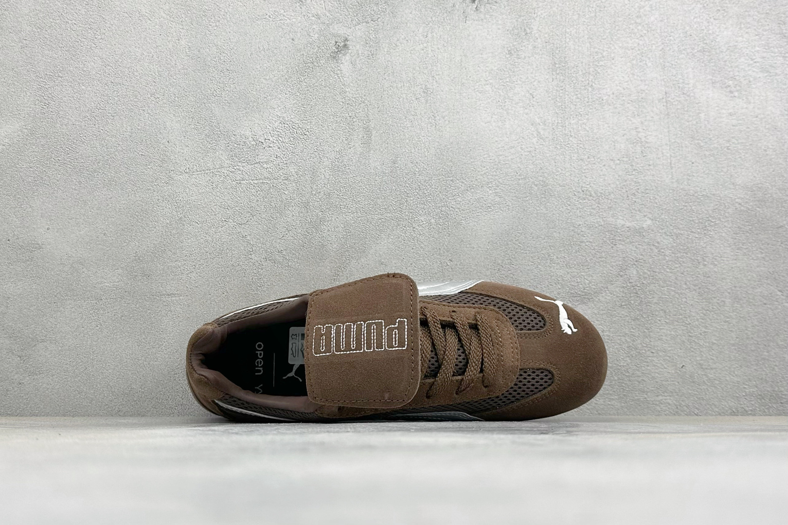 M版The Open Product x Puma Speedcat 联名复古彪马薄底轻盈休闲运动鞋 以质感皮革鞋面混搭