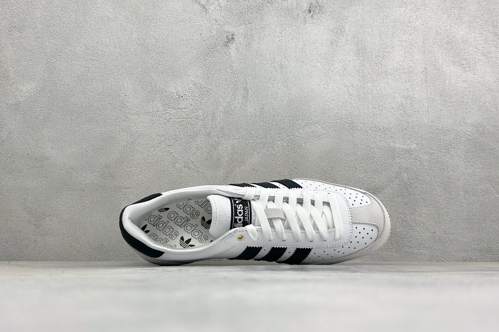 Adidas Originals Japan W 三叶草限量联名款复古运动鞋 #原厂原数据版型 头层皮料 切割干净无任何
