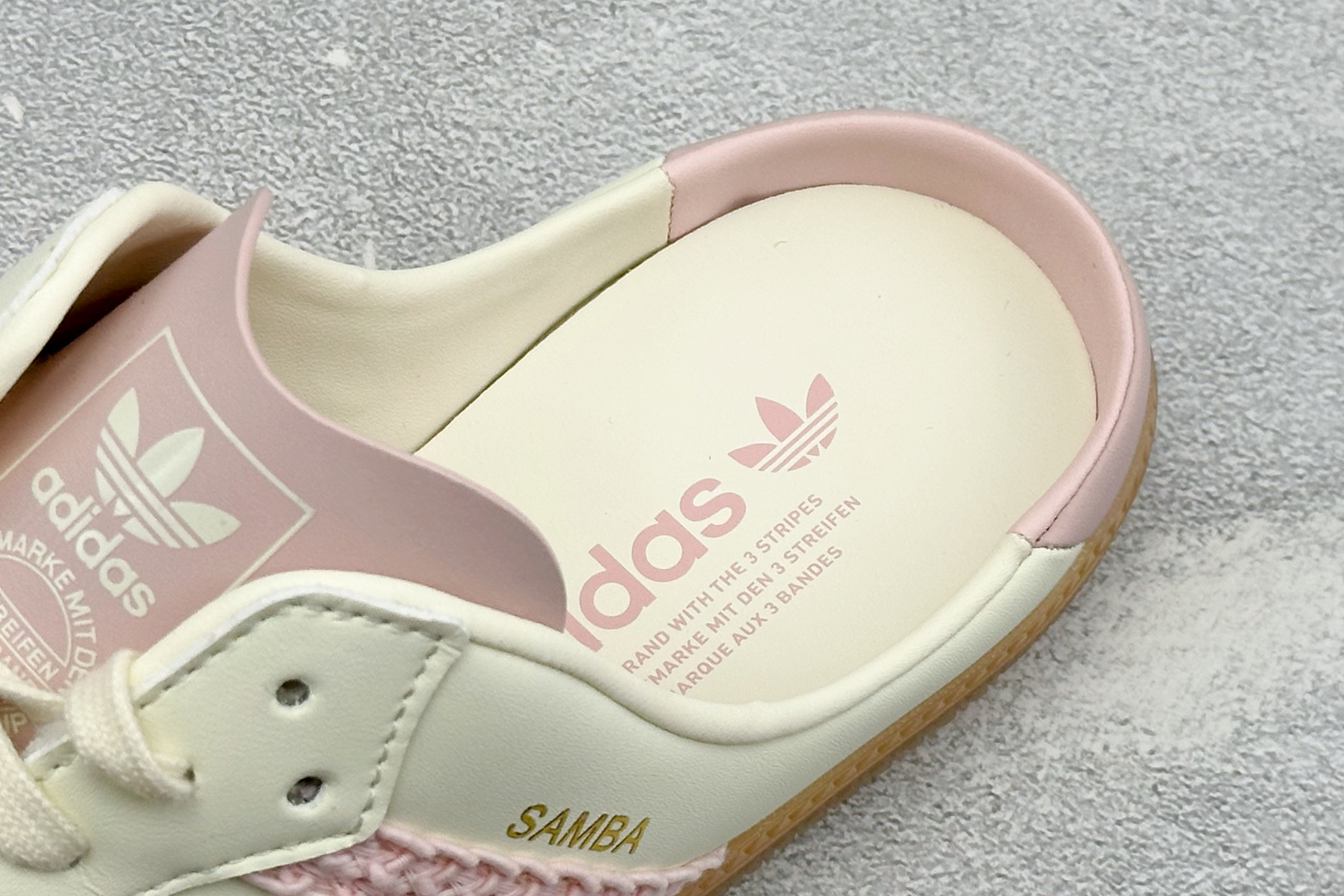 Adidas Originals Samba OG Mule 桑巴舞系列 阿迪达斯 三叶草低帮休闲拖鞋 货号: hp-5