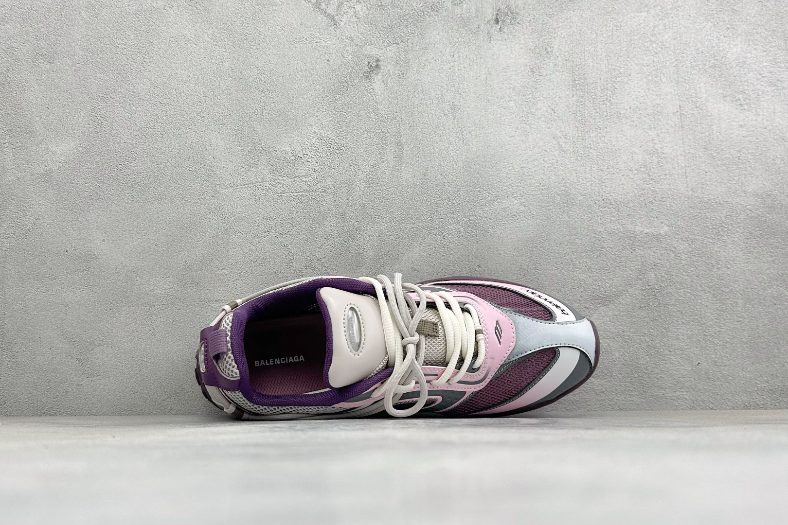 GO版Balenciaga巴黎世家 25代 Radar Gradient Lines 圆头系带logo标志 纯原生产线出