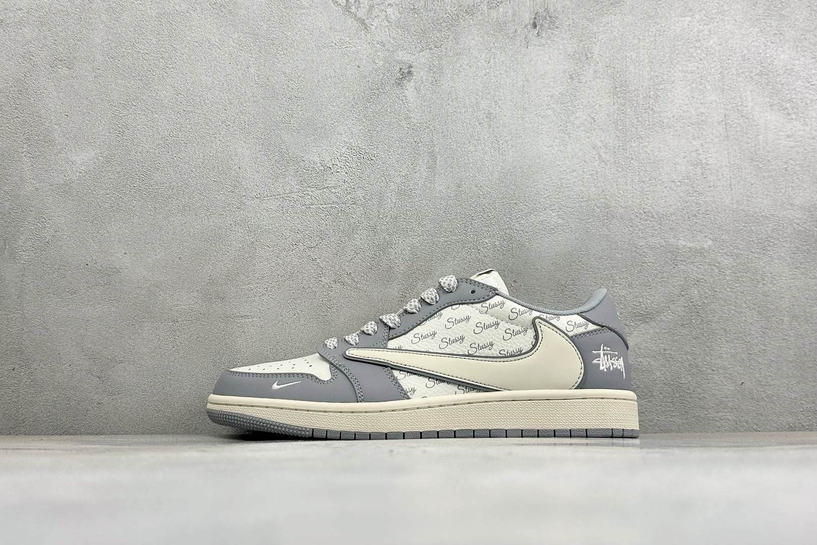 福利特价 Air Jordan 1 Low AJ1 乔1 联名 高端定制 倒钩低帮复古篮球鞋 #定制皮料 原厂3D打印 