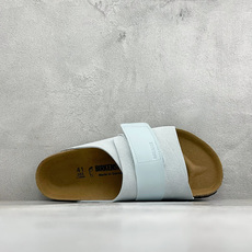 TG版博肯 Birkenstock Boston Suede 系列平底复古软木底休闲拖鞋 鞋头黑色牛皮包头设计,加尼龙布 TG版博肯 Birkenstock Boston Suede 系列平底复古软木底休闲拖鞋 鞋头黑色牛皮包头设计,加尼龙布