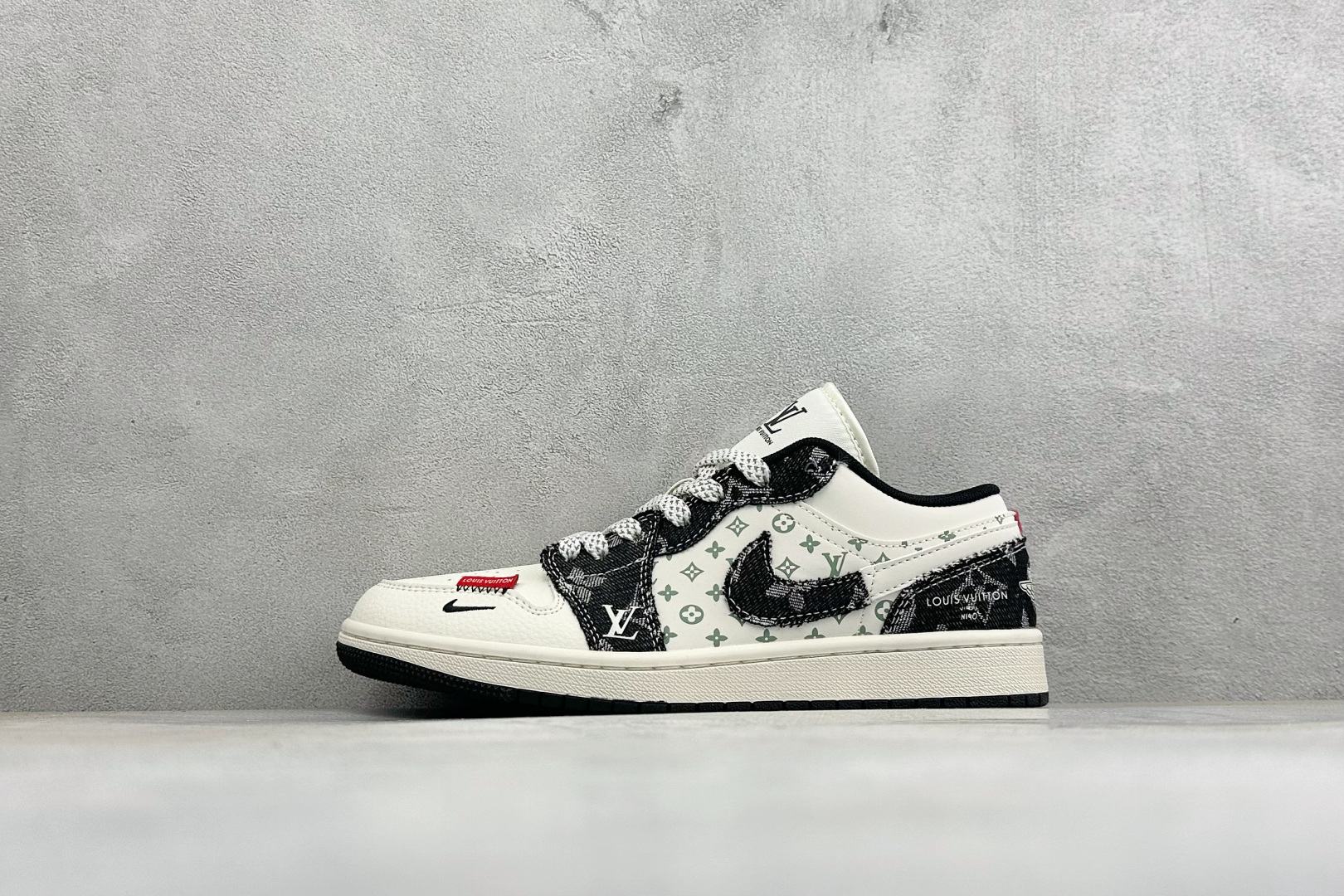 福利特价 Air Jordan 1 Low AJ1 乔1 联名 高端定制 低帮复古篮球鞋 #定制皮料 原厂3D打印 定制