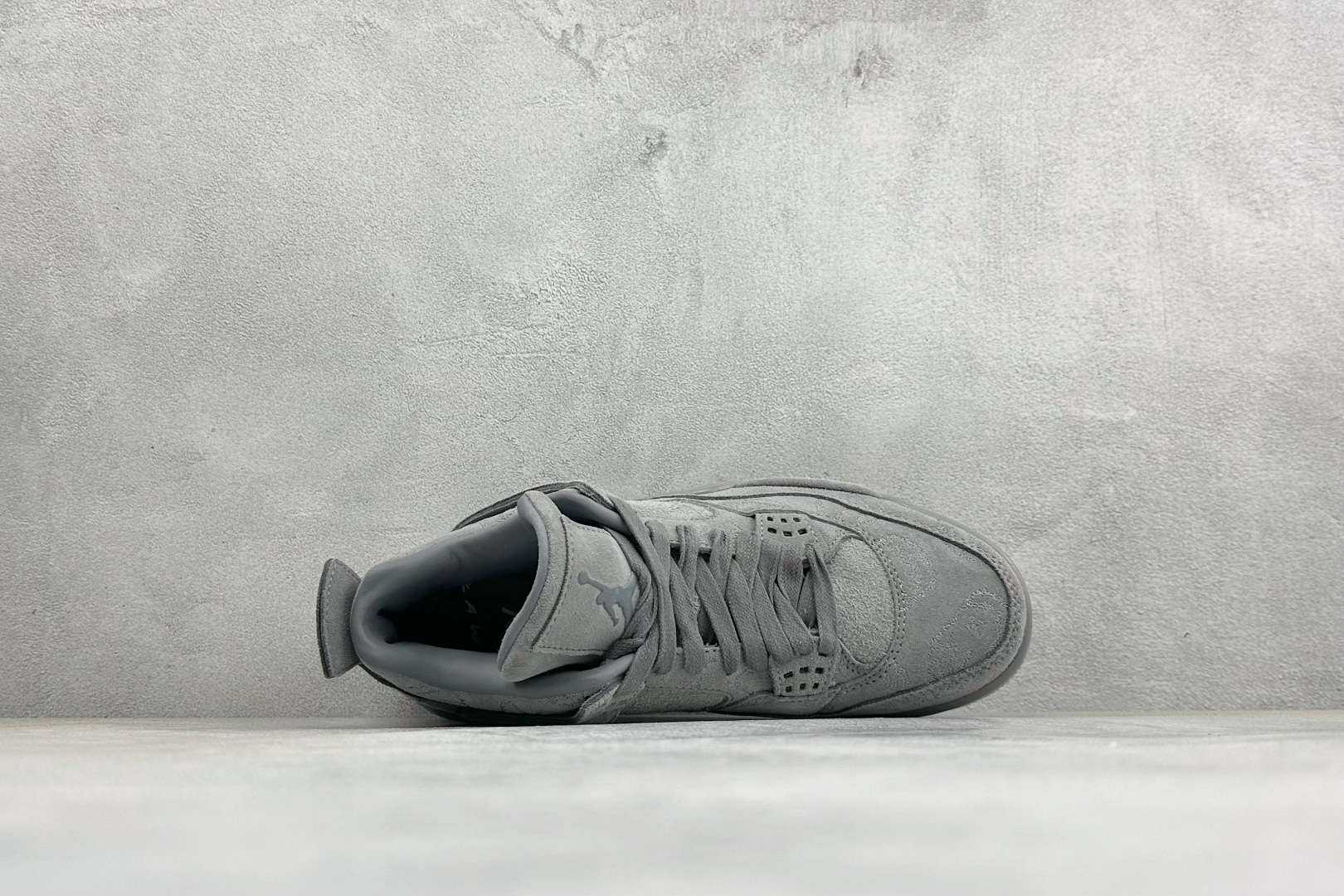 福利特价 Air Jordan 4 Cool Grey AJ4 乔4酷灰 麂皮夜光底篮球鞋 货号：-003 