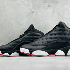 Jordan Air Jordan 13 "Playoffs" 潮流 中帮 复古篮球鞋 男女同款 黑色 季后赛 货号:- Jordan Air Jordan 13 "Playoffs" 潮流 中帮 复古篮球鞋 男女同款 黑色 季后赛 货号:-