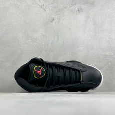 Jordan Air Jordan 13 "Playoffs" 潮流 中帮 复古篮球鞋 男女同款 黑色 季后赛 货号:- Jordan Air Jordan 13 "Playoffs" 潮流 中帮 复古篮球鞋 男女同款 黑色 季后赛 货号:-