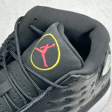 Jordan Air Jordan 13 "Playoffs" 潮流 中帮 复古篮球鞋 男女同款 黑色 季后赛 货号:- Jordan Air Jordan 13 "Playoffs" 潮流 中帮 复古篮球鞋 男女同款 黑色 季后赛 货号:-