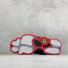 Jordan Air Jordan 13 "Playoffs" 潮流 中帮 复古篮球鞋 男女同款 黑色 季后赛 货号:- Jordan Air Jordan 13 "Playoffs" 潮流 中帮 复古篮球鞋 男女同款 黑色 季后赛 货号:-