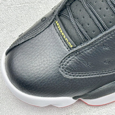 Jordan Air Jordan 13 "Playoffs" 潮流 中帮 复古篮球鞋 男女同款 黑色 季后赛 货号:- Jordan Air Jordan 13 "Playoffs" 潮流 中帮 复古篮球鞋 男女同款 黑色 季后赛 货号:-