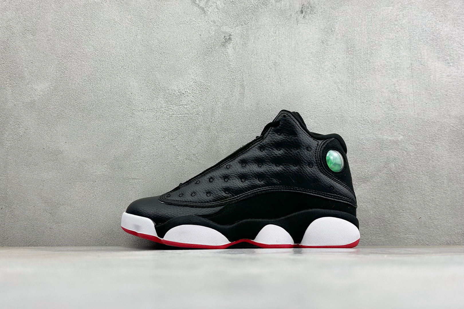Jordan Air Jordan 13 "Playoffs" 潮流 中帮 复古篮球鞋 男女同款 黑色 季后赛 货号：-