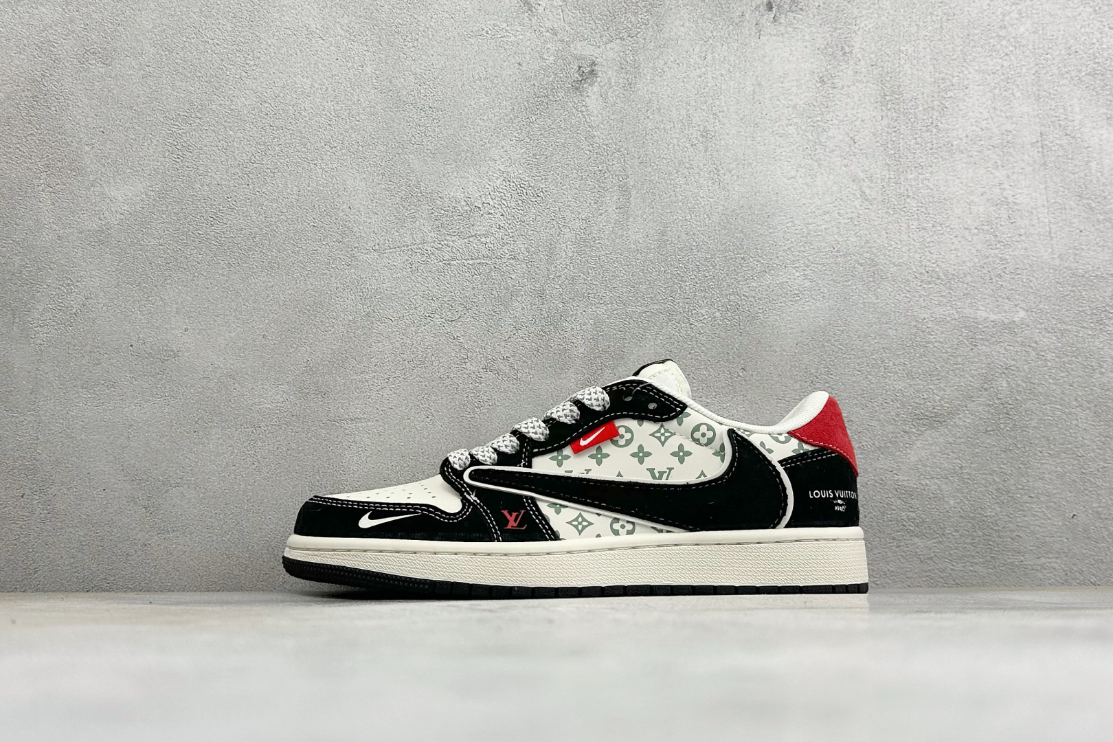 福利特价 Air Jordan 1 Low AJ1 乔1 联名 高端定制 倒钩低帮复古篮球鞋 #定制皮料 原厂3D打印 