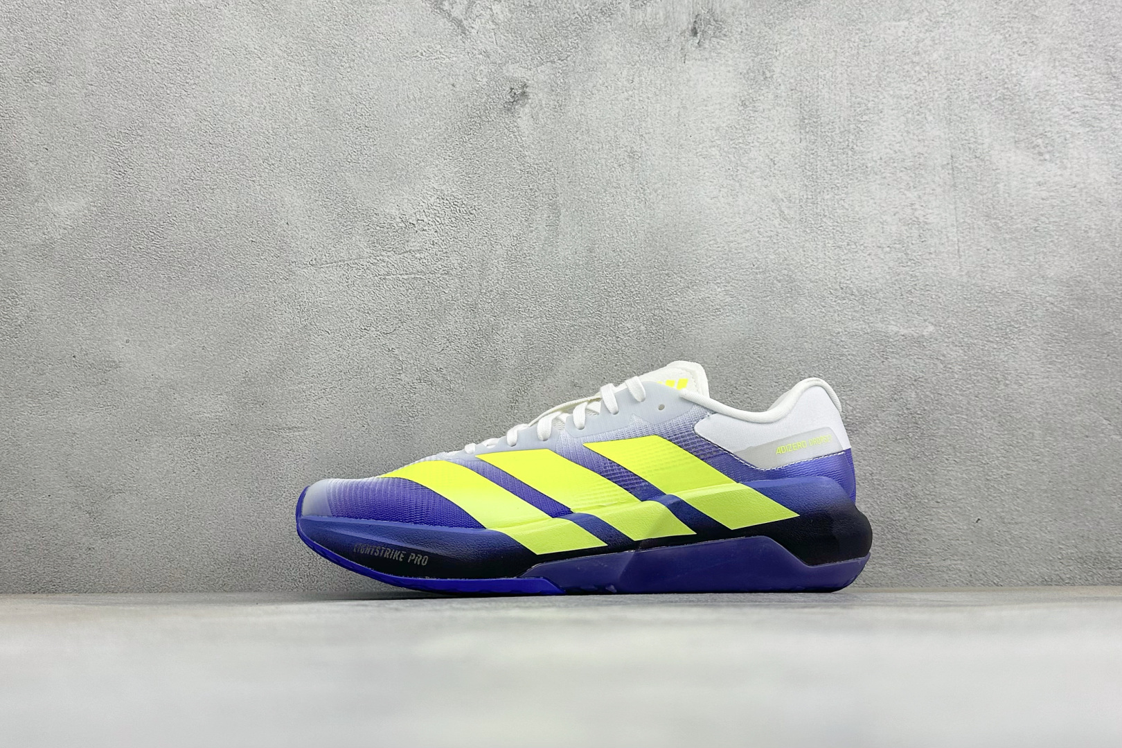 ML版Adidas Adizero Dropset Pro Traine 阿迪达斯 舒适贴合马拉松训练跑步鞋 整体采用前