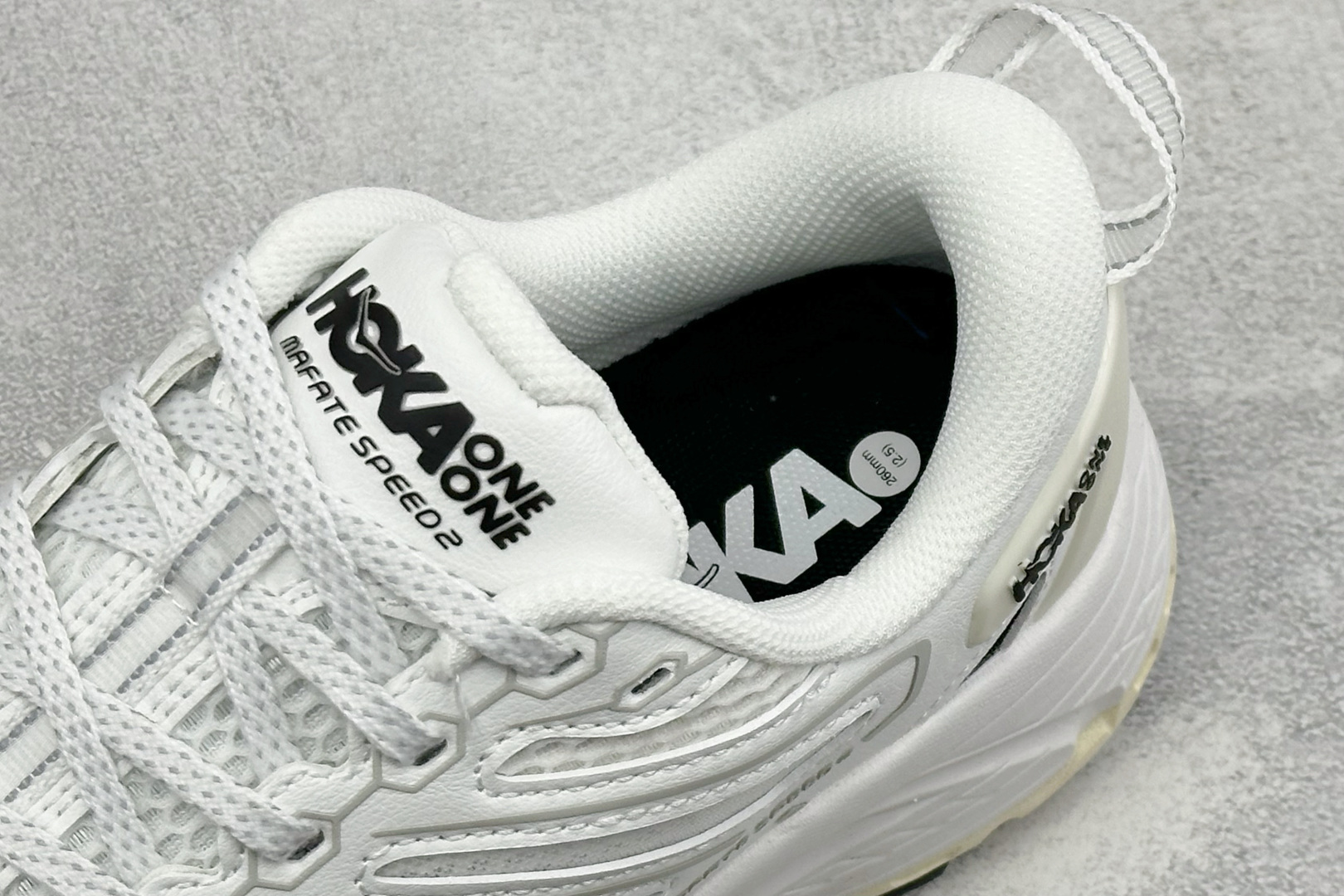 H版HOKA ONE ONE Mafate Speed TS Low 户外山脉越野轻量低帮运动越野跑鞋 鞋面用轻的无缝架