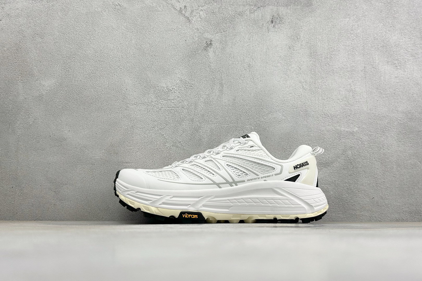 H版HOKA ONE ONE Mafate Speed TS Low 户外山脉越野轻量低帮运动越野跑鞋 鞋面用轻的无缝架