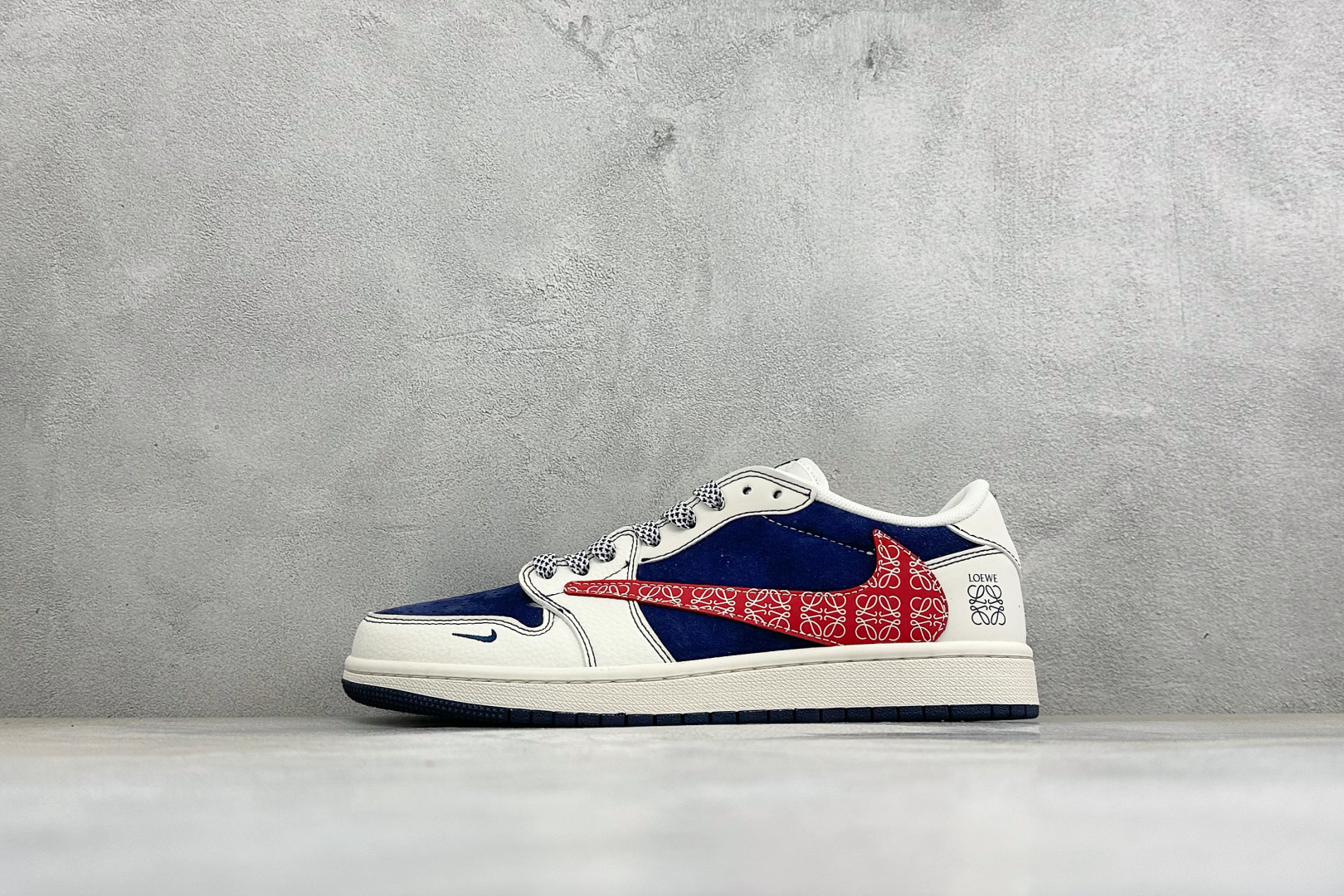 福利特价 Air Jordan 1 Low AJ1 乔1 联名 高端定制 倒钩低帮复古篮球鞋 #定制皮料 原厂3D打印 