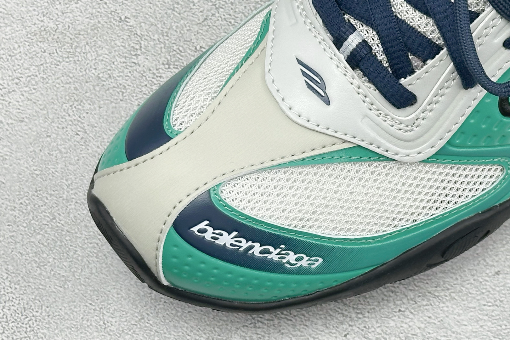 GO版Balenciaga巴黎世家 25代 Radar Gradient Lines 圆头系带logo标志 纯原生产线出