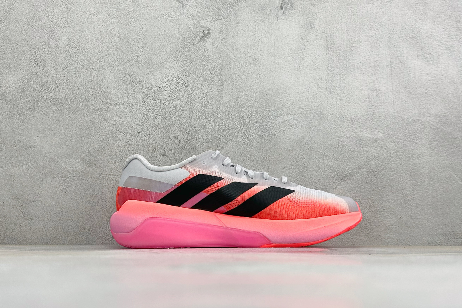 ML版Adidas Adizero Dropset Pro Traine 阿迪达斯 舒适贴合马拉松训练跑步鞋 整体采用前
