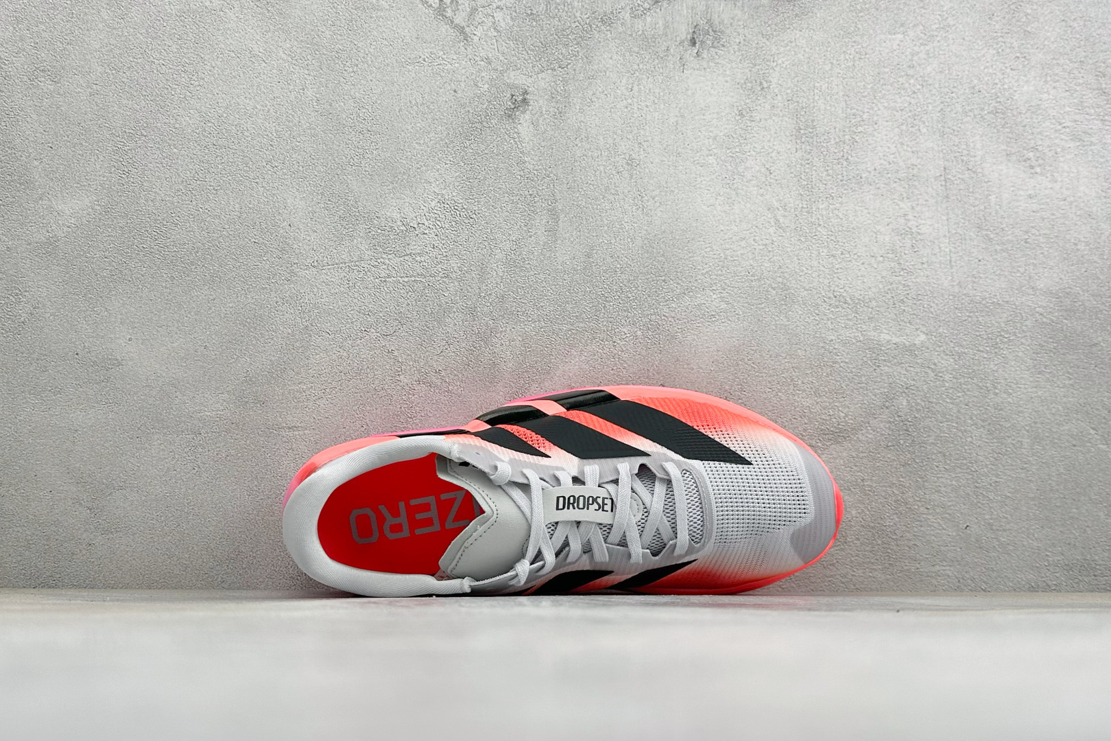ML版Adidas Adizero Dropset Pro Traine 阿迪达斯 舒适贴合马拉松训练跑步鞋 整体采用前