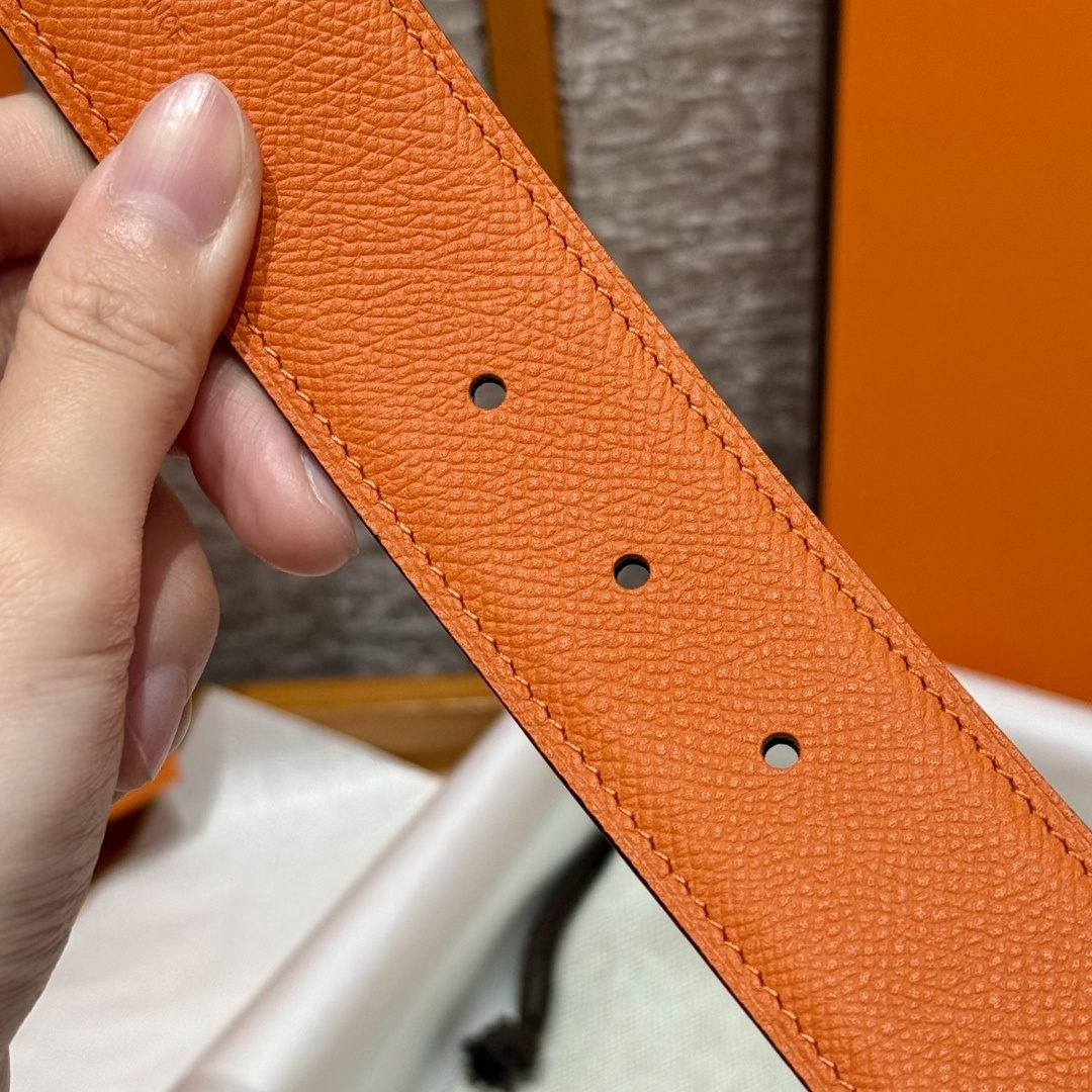 H家Touareg 皮ベルト&ダブルサイドレザーウエスト