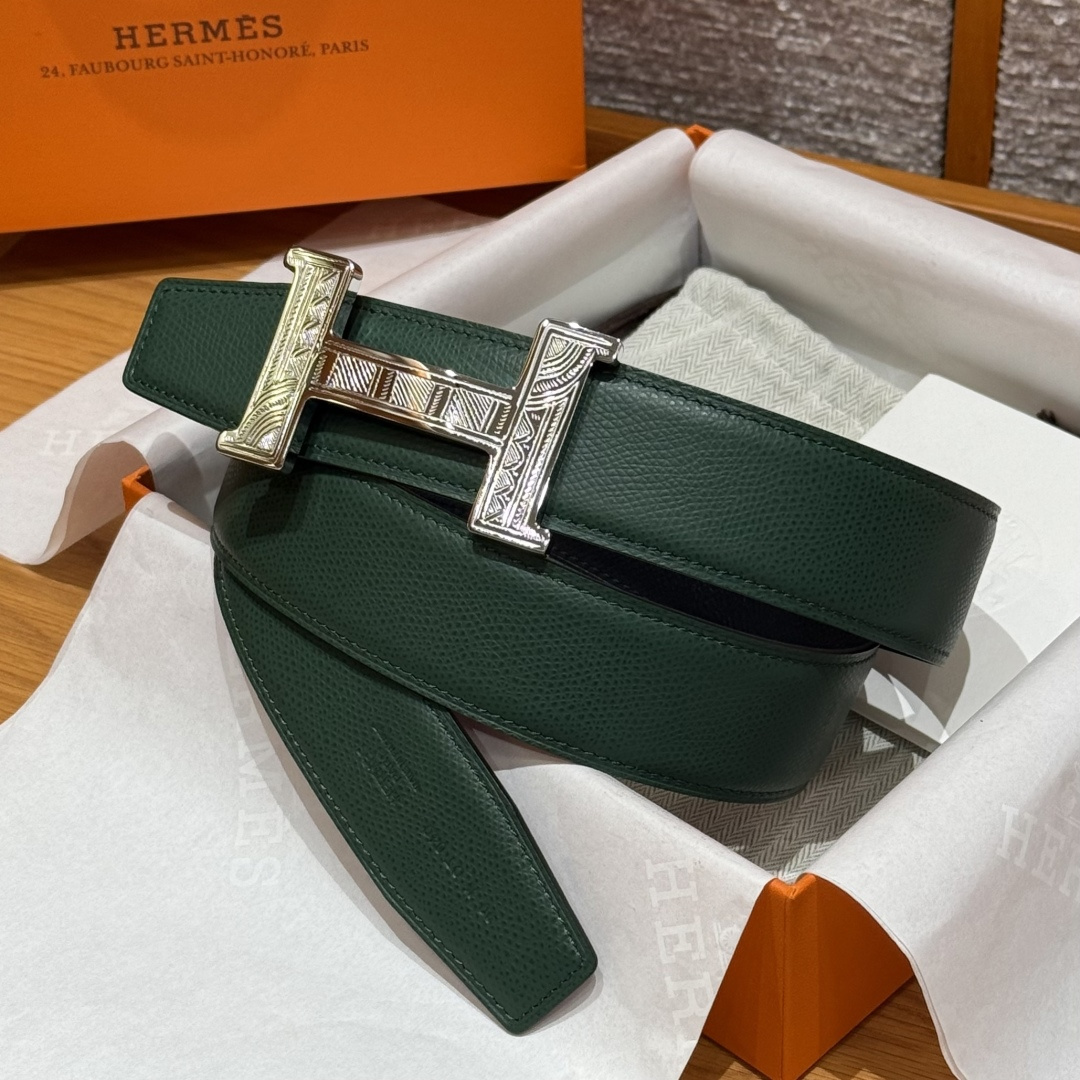 H家Touareg 皮ベルト&ダブルフェイスレザー