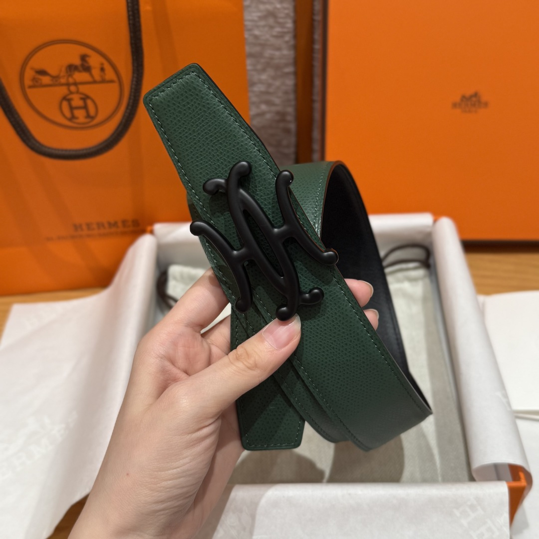 H家双面男款腰带 - ビジネスにもカジュアルにも対応