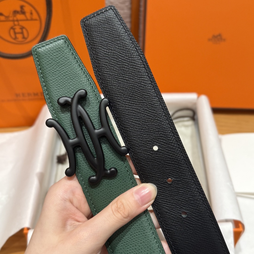 H家双面男款腰带 - ビジネスにもカジュアルにも対応