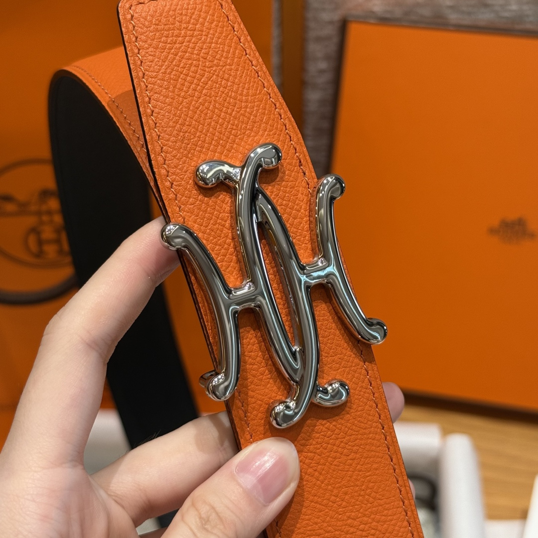 H家双面男款腰带 - 両面使用可能なビジネス＆カジュアルベルト