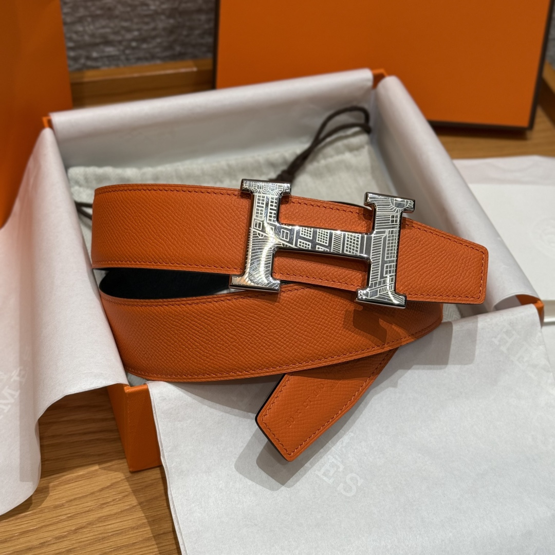 H家Touareg 皮ベルト&手彫りデザイン