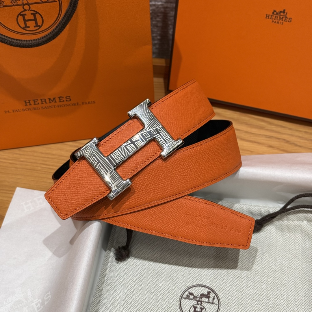 H家Touareg 皮ベルト&手彫りデザイン